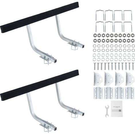 Bootsanhänger-Führungen aus verzinktem Stahl, höhenverstellbar 425–475 mm, 2 Stück für Bunk-Pontonanhänger (1/5)