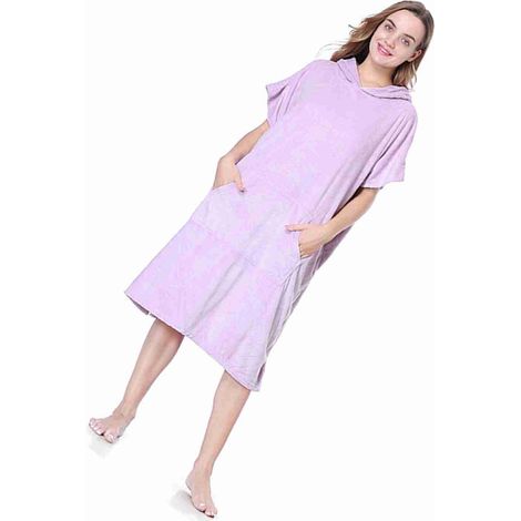Peignoir de bain à séchage rapide, cape polaire, peignoir de surf et de plongée à capuche, serviette de bain, poncho de plage, peignoir d'intérieur chaud et coupe-vent pour hommes et femmes