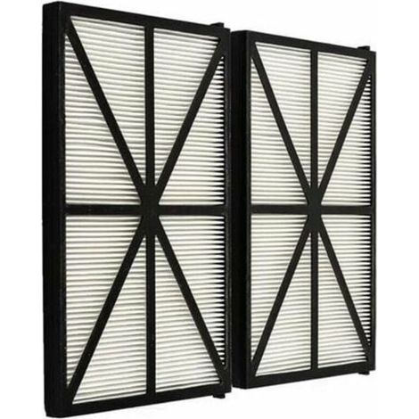Lot de 2 Panneaux Filtres pour Robot Tiger Shark - RCX70101PAK2 - Noir