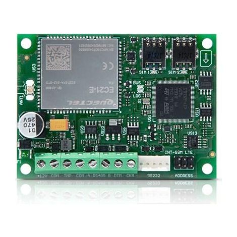 Erweiterungsmodul Satel INT-GSM-LTE 12 V DC 80x57x15 mm (1/2)