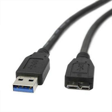 USB 3.0-Kabel kompatibel mit tragbaren Festplatten von Western Digital/WD/Seagate/Clickfree/Toshiba/Samsung – USB 3.0 A/Micro-B-Kabel (1 m) (1/5)