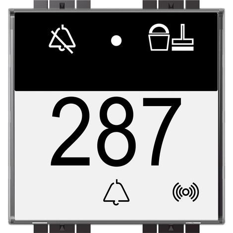 Indicateur extérieur avec lecteur badge Livinglight MyHOME BUS BTICINO LN4651 (1/2)
