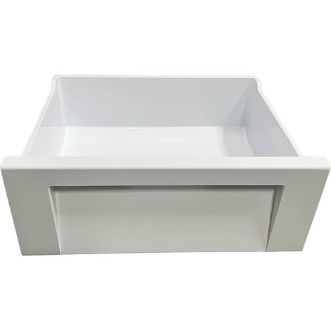 ERICAMBI, Cassetto Superiore/Centrale per Frigorifero, Compatibile con Whirlpool Ariston, Dimensioni 410x350x155 (mm), Colore Bianco, Per Modelli ART 453/A+ CR5050A CBI 601 (1/5)