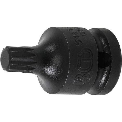 Douille à Embouts à Choc 43 mm - 12,5 mm (1/2), Denture Multiple Intérieure XZN - Précision et Robustesse - D-Work (1/5)