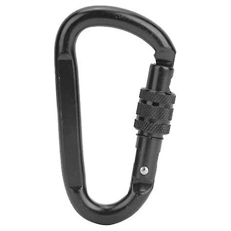 mousqueton D'escalade, Acier Au Carbone 30kn Pour Extrieur, Type Robuste, Mousqueton D'alpinisme, Verrouillage Principal D'escalade, Boucle De Scu (1/5)