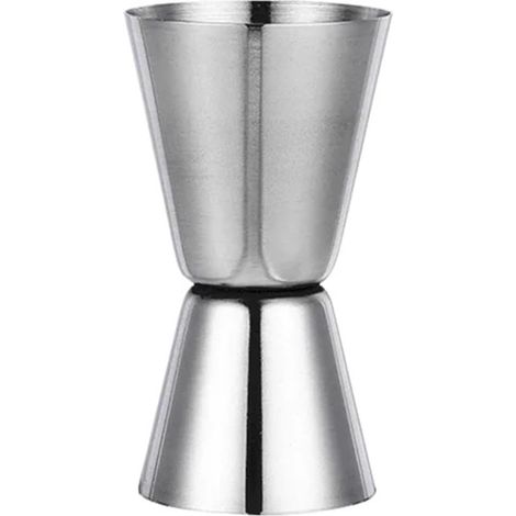 Doppelmessglas – Cocktail-Jigger 30/60 ml, silber (1/4)