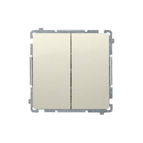 Interrupteur Double Schématique - Beige - 10 A - Basic Bmw6/2.01/12 - Schodowy (1/4)
