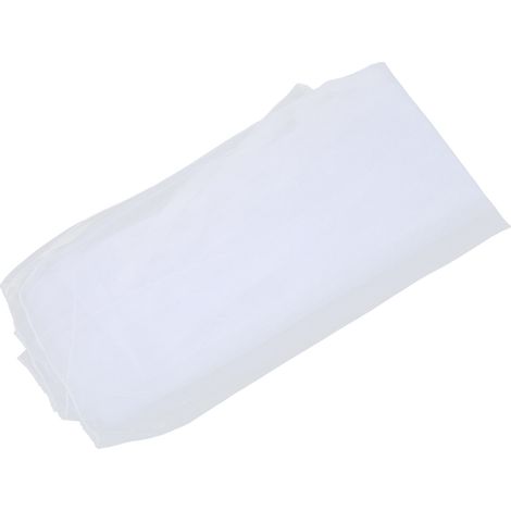 Voile - 160 x 200 cm - Blanc Pur - Pour Cuisine Salle À Manger Salle De Bain - 1 Pièce (1/5)