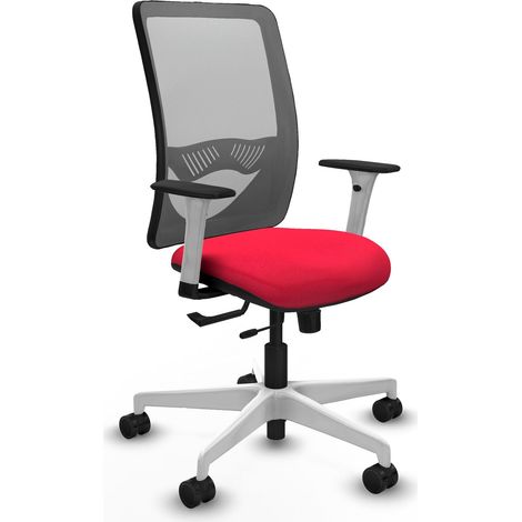 Chaise de bureau piqueras y crespo Zulema blanc soutien lombaire (1/2)