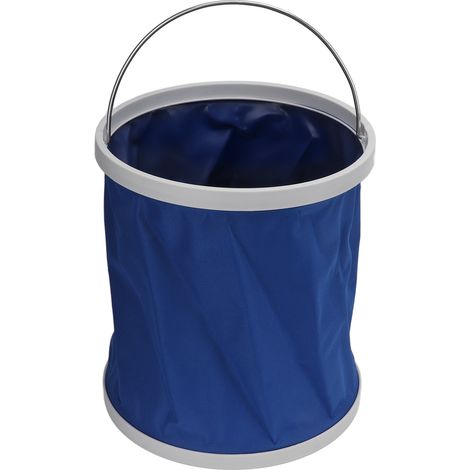 Seau de pêche pliable 11L étanche, idéal pour plage, lavage auto et rangement extérieur (1/5)