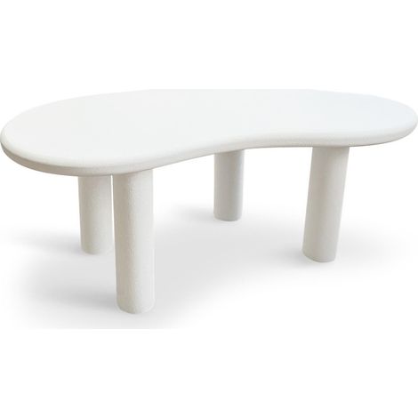 Table à Manger Design "Nuage" 180cm Blanc (1/5)