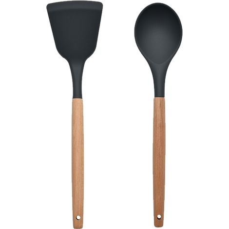 Ustensiles De Cuisine En Silicone - Résistance Haute Température - Pour Cuisson Et Pâtisserie - Lot De 2 Pièces (1/5)