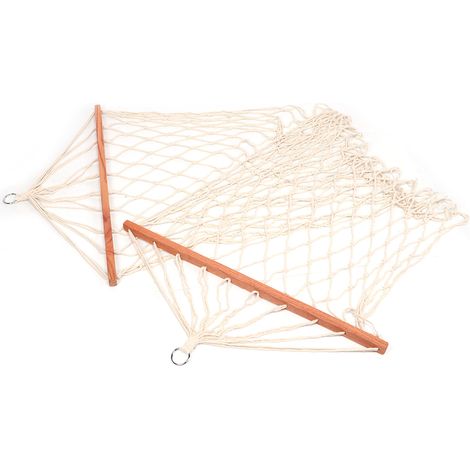 Hamac suspendu à mailles portable pour extérieur, balançoire de jardin, décoration pour voyage et camping. (1/5)