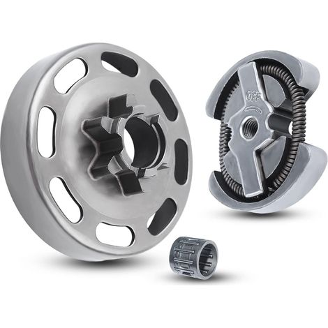 Pignons et embrayage pour tronçonneuses Husqvarna 435 440 135 137 140, pignon et embrayage 3/8 pouces avec roulement à aiguilles, pièces de rechange OEM 578257101 5778745-01 (1/5)