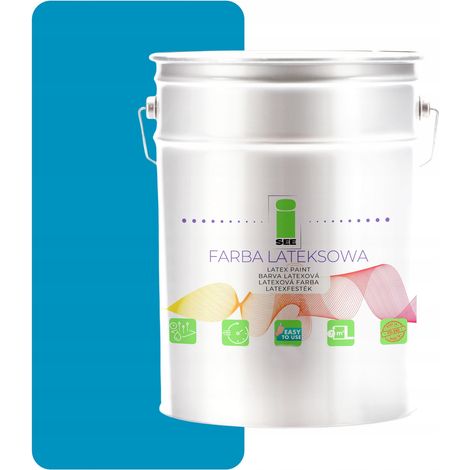 Latex-Wandfarbe Hellblau 5L Fabrikverkauf (1/5)
