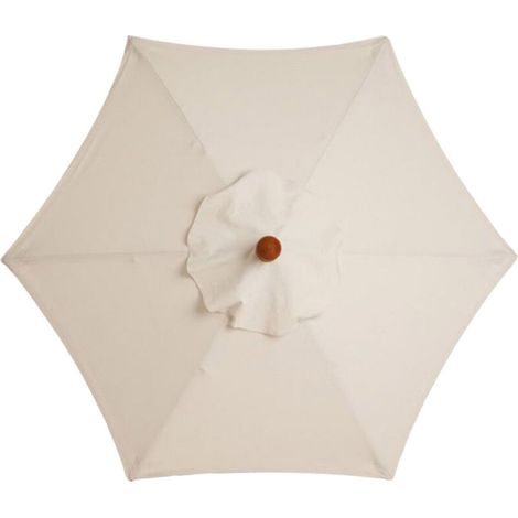 Copertura di ricambio per ombrellone, 6 stecche, 2 m, impermeabile, anti UV, tessuto di ricambio, beige