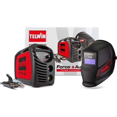 Saldatrice ad Inverter Force 165 4 1 kW 150 Amp Accessori+ Maschera Telwin (1/5)