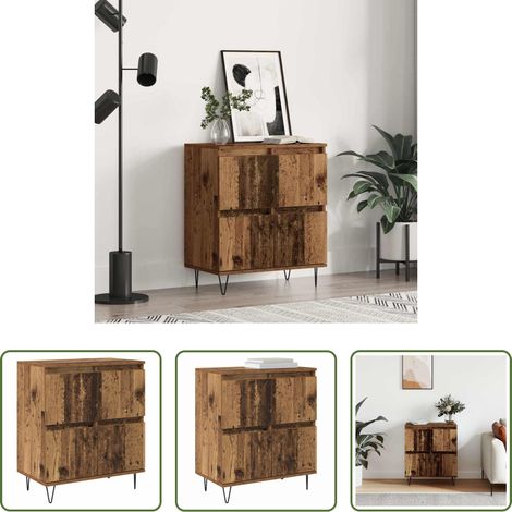 vidaXL Stauraum -  Sideboard Altholz 60 x 35 x 70 cm (1/5)