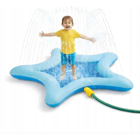 Tapis d'arrosage pour enfants STAR, fontaine de piscine, rideau d'eau Ø100cm (1/5)