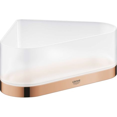 Grohe Selection - Vaschetta per doccia con supporto, ad angolo, Warm Sunset 41038DA0 (1/3)