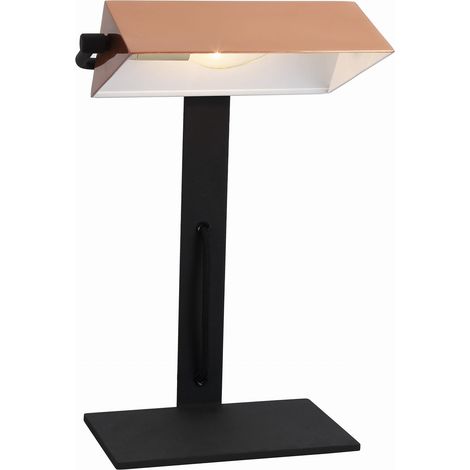 Lampada da tavolo Candellux Bankier 41-78346 nera E14 (1/3)
