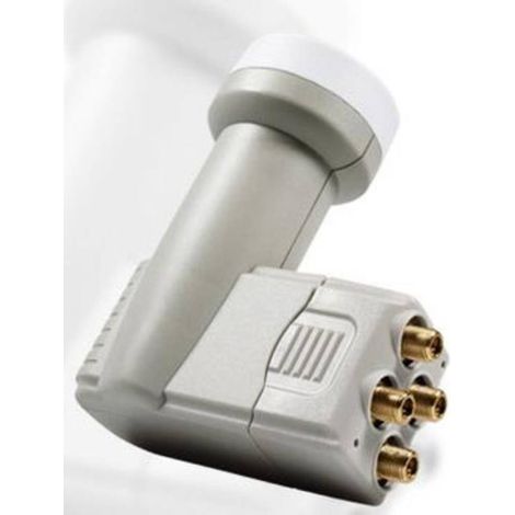 LNB quad Smart TEQS contacts de connexion dorés, résistant aux intempéries (1/2)