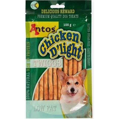 Snack para Perros Chicken D'Light Twiggs - 100g  Oferta exclusiva