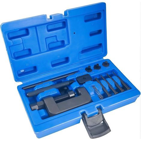 13 Pièces Riveteuse Chaine Tronçonneuse de moto, Derive Kit Outils Chaine Outillage Mecanique Moto, Velo, VTT, Trousse à Outils pour Brise-Chaîne avec étui de transport, Outil de Rivetage (1/5)