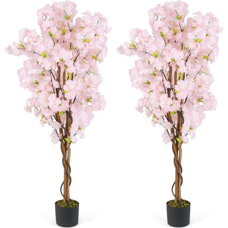 Arbol de cerezo artificial rosa de 150 cm paquete de 2 211170912 211170912 (1/5)