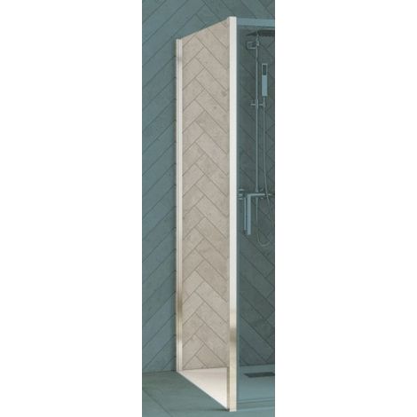 Paroi de douche fixe SMART DESIGN pour montage en angle - KINEDO - PA90290BTNE