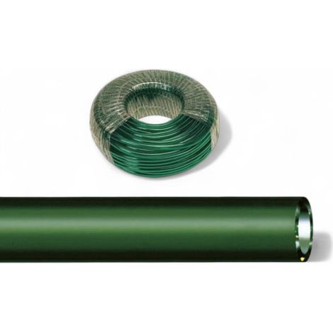 Tubo antigelo verde flessibile in PVC monostrato per temperature -20°C/+60°C - ø mm.15/21 - rotolo mt.100 (1/3)