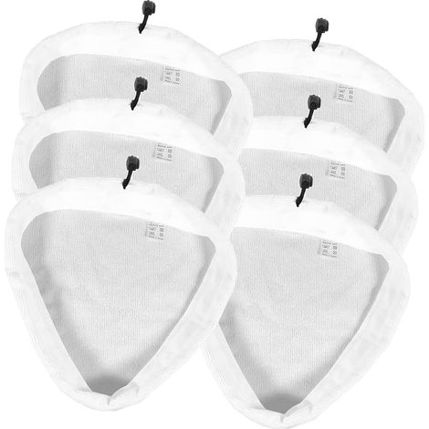 SPARES2GO Microfibre Cloth Cover Pads for Hoover SteamJet S2IN1300C SSNC1700 Steam Cleaner Mop by (1/5)