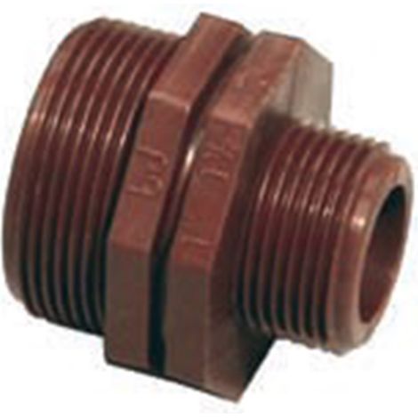 NIPPLE MM RIDOTTO POLIPROPILENE MARRONE 3/4''X1/2''