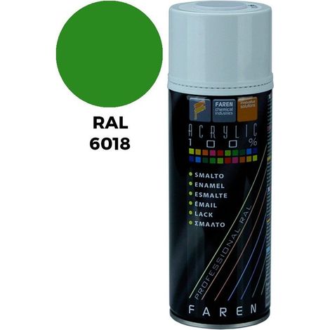 Vernice spray PintyPlus Evolution RAL 6018 Verde giallastro 520cc