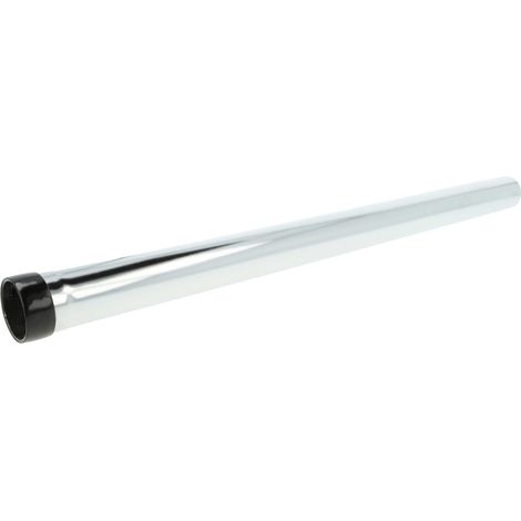 vhbw Tubo aspirador universal para aspiradora - conexión de 35 mm, 50 cm, negro / plata
