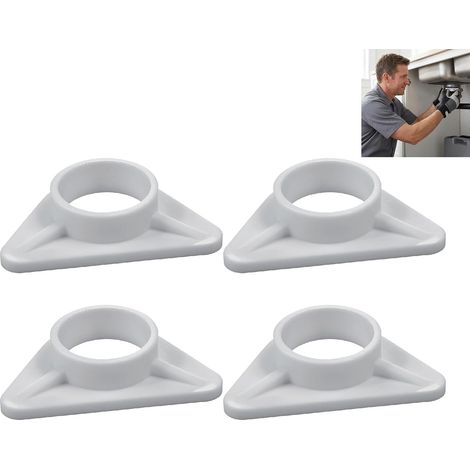 2 x 34mm Taps Reinforcement Stabilizers on Sink Stainless Steel Heavy Duty Plastic Reinforcement Inner Bore Durable and Reliable Solution for Sinks and Taps White (1/5)