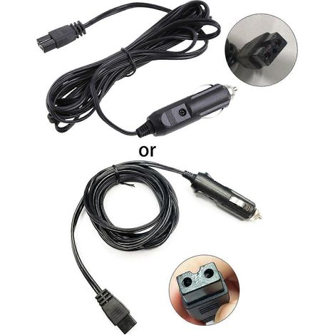 Câble d'alimentation pour boîte à repas électrique 3 mètres, matériau plastique, utilisation en voiture