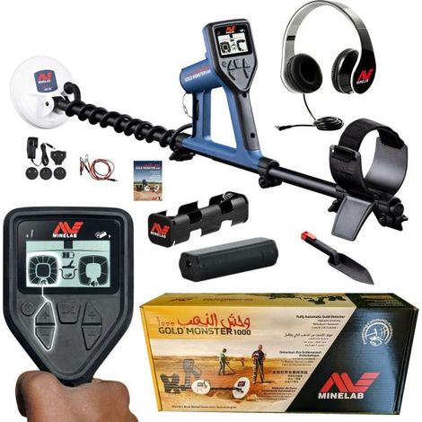 Minelab Metal Detector ricerca oro 45Khz VLF - GOLD MONSTER 1000