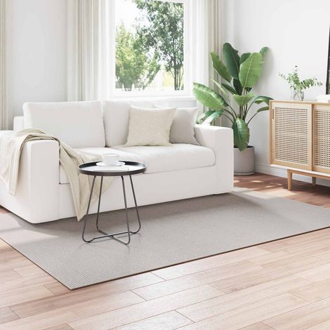 vidaXL Tappeti per area Rettangolare LUGO Crema 170 x 120 cm
