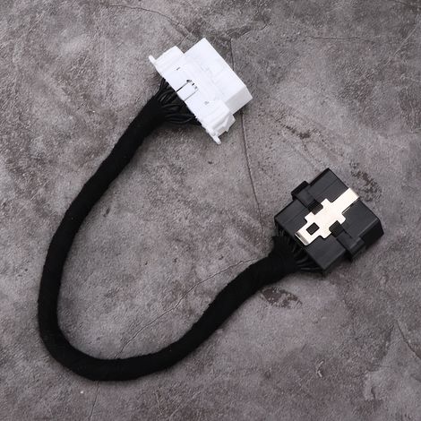 Câble extension OBD2 16PIN 1-1, interface électronique en flanelle, fil de liaison pour diagnostic auto, connecteur mâle-femelle, longueur flexible, 1 pièce (1/4)
