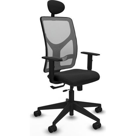 Bürostuhl piqueras y crespo Motilla schwarz verstellbare Lendenstütze (1/2)