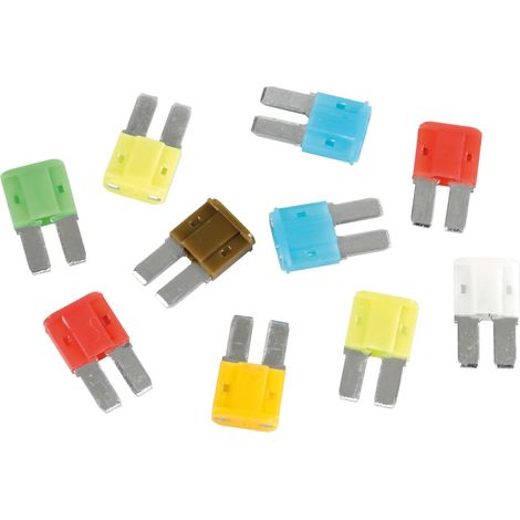 Set 10 micro fusibili lamellari Micro-Due assortiti, 12/32V (1/3)