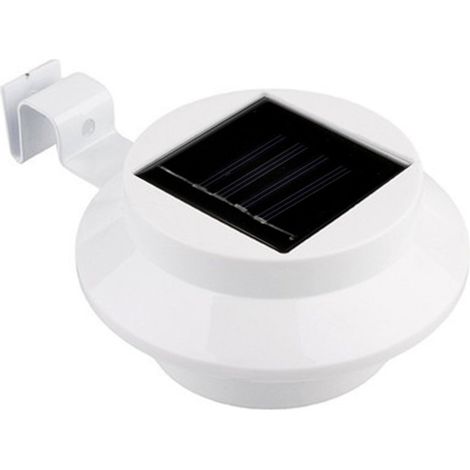LED-Solarleuchte für den Außenbereich, Garten, Hof, Wand, Dachrinne, Zaun, Wandleuchte und Halterung