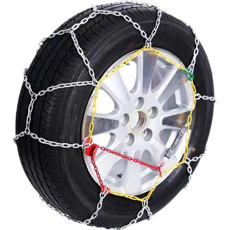 KN-Serie Schneeketten für Pkw, verstärkte, halbumschlossene Reifen, geeignet für vereiste, verschneite und schlammige Straßen. (1/4)