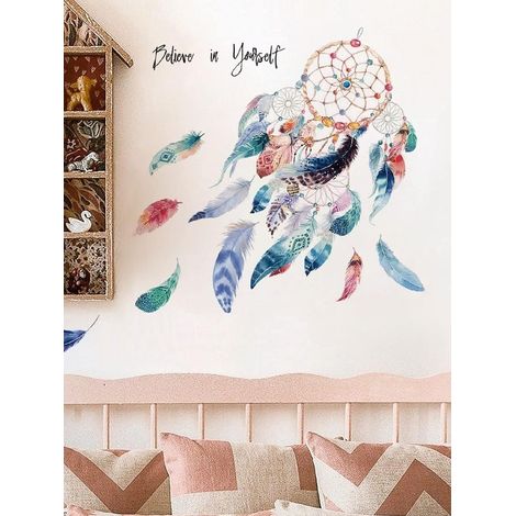 Stickers muraux pour la décoration intérieure : papier peint en PVC imperméable, résistant à l'huile, autocollant et amovible. (1/5)
