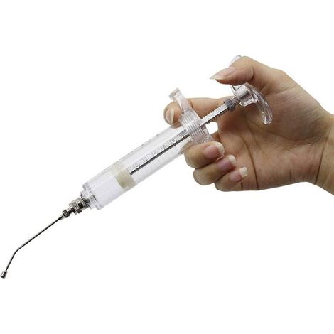 Seringue d'alimentation Tube d'alimentation pour bébé oiseau Perroquet Seringue d'alimentation à la main avec 6 tubes de gavage incurvés (20ML) (1/4)