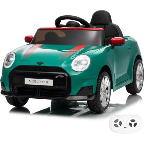 MINI Cooper JCW - Coche Eléctrico para Niños 12V - 1 a 5 años - Verde