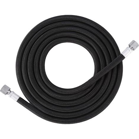Tuyau d'aérographe tressé, 1,8 m EVA tressé Tuyau d'aérographe Tuyau d'air 1/8 "-1/4" Adaptateur raccord extrémités couplage (1/5)