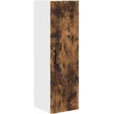 Meuble mural de cuisine,Armoire de cuisine avec porte Chêne fumé 30 x 31 x 100 cm CFW54552 (1/5)