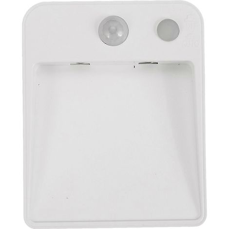 Veilleuse à détecteur de mouvement, lampe de chevet, éclairage intérieur sans fil 1 LED pour couloir, escalier, toilettes, lampe de secours (1/5)